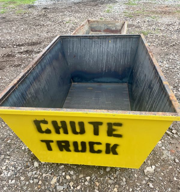 Large Pan for Concrete Chute Trucks