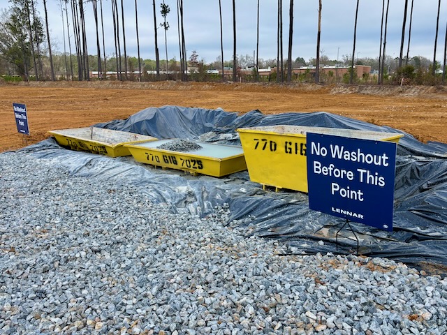 concrete-washout-pan-install